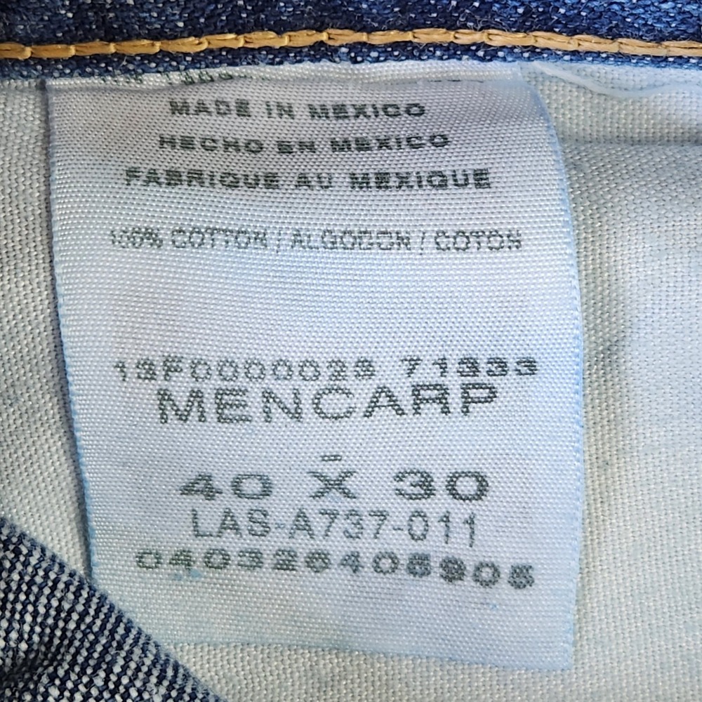 Old Mill Mens Stonewash Carpenter Jeans 40x30 Workwear Outdoors‎ Construction - Picture 5 of 8